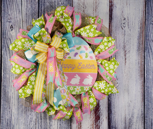 Easter Egg Wreath