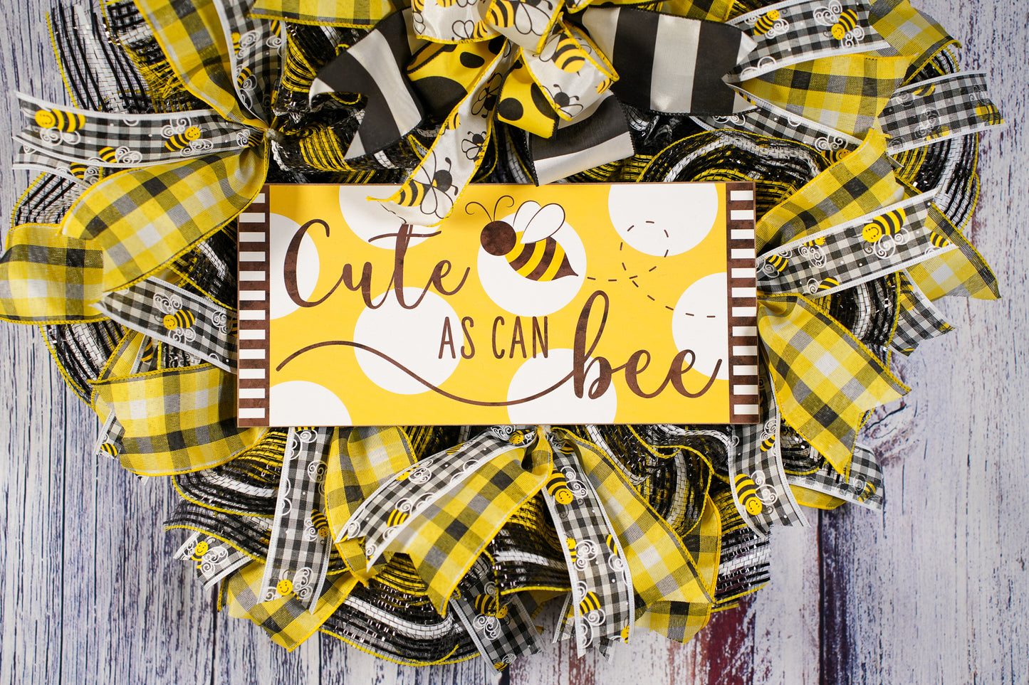 Cute as Can Bee Wreath