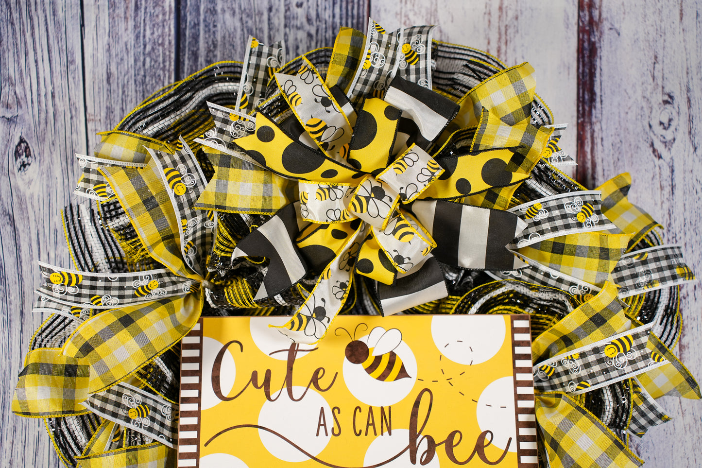 Cute as Can Bee Wreath