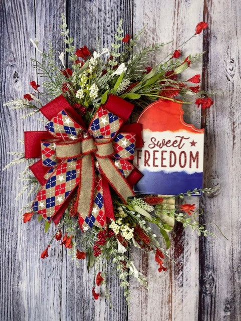 A Patriotic Tribute Wreath