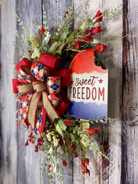 A Patriotic Tribute Wreath