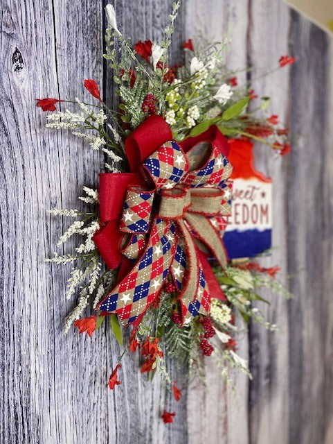 A Patriotic Tribute Wreath